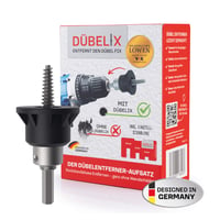 Dübelix Dübelkivonó Adapter Fúrócsavarberendezéshez - Sérülésmentes Falhoz - High Speed Steel Cobalt Steel 1
