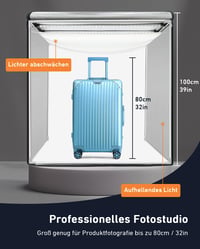 DUCLUS profesionalna foto kutija 100 cm, veliki foto šator, studio za fotografiranje proizvoda 2
