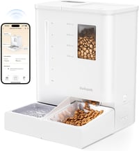 DUDUPET 2in1 Okos Macskaautomat WiFi Appvezérléssel 5L Táppelentyű + 4L Ivófonatán 1