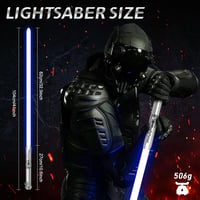 Duel Lightsabers Fénykard 16 Színnel - Fém Markolat, Mozgásérzékelő, 16 Hangeffekt, USB Töltés, 41 Hüvelykes Teljes Méret, Szürke 7