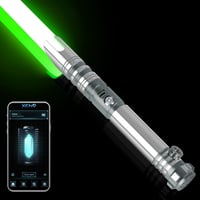 Duel Lightsabers Fénykard 16 Színnel - Fém Markolat, Mozgásérzékelő, 16 Hangeffekt, USB Töltés, 41 Hüvelykes Teljes Méret, Szürke 1