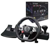 DuLingKer gaming volan od 270° s papučicama i mjenjačem, PC/PS4/Xbox/Switch - crni 2