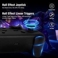 DuLingKer Wireless Controller Switch/PC-hez Hall Effect Triggerrel, RGB Világítás, Töltőállomás 4