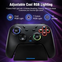 DuLingKer Wireless Controller Switch/PC-hez Hall Effect Triggerrel, RGB Világítás, Töltőállomás 3