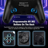 DuLingKer Wireless Controller Switch/PC-hez Hall Effect Triggerrel, RGB Világítás, Töltőállomás 5