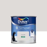 Vopsea de interior Dulux Valentine Si Simple pentru pereți, tavane, uși și plinte - Gri deschis - 0,5 L 2