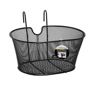 Dunlop 871125241704 Biciklistička košara za prtljažnik - Crna košara za bicikl
