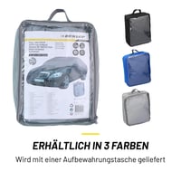 Autoplachta Dunlop XL – Univerzálna autoplachta 534 x 178 x 120 cm – Ochranná plachta proti krupobitiu s elastickou šnúrou a krúžkami – Vodoodolná na vnútorné aj vonkajšie použitie – Sivá 4