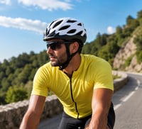 Cyklistická prilba Dunlop 55-58 cm biela - Ľahká, s odvetrávaním a nastaviteľným podbradným remienkom - S LED osvetlením - Pánska a dámska cyklistická prilba 6