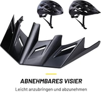 Dunlop kerékpáros sisak LED világítással férfiaknak és nőknek - M 7