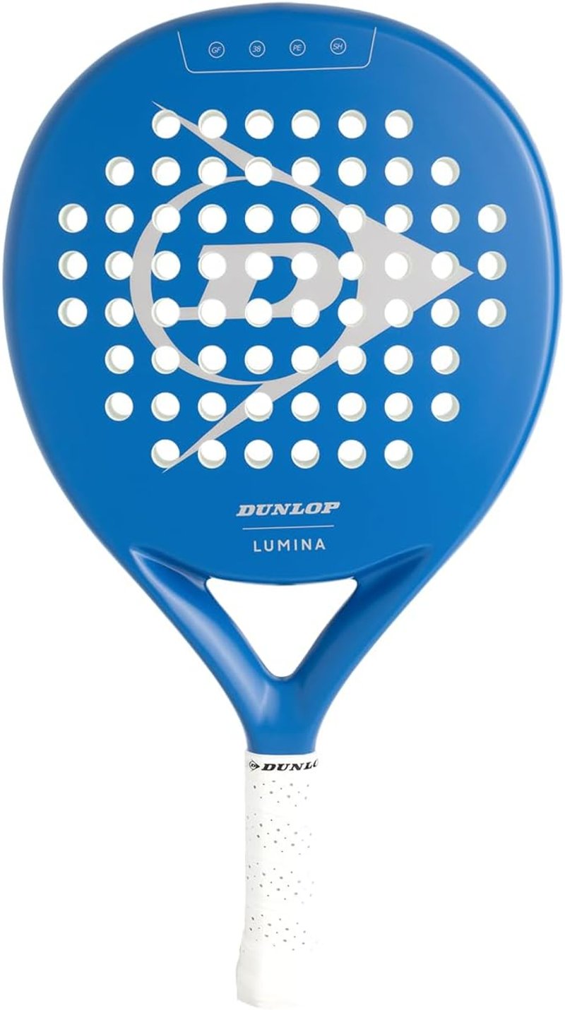 Rachetă de Padel Dunlop Lumina cu Cadru din Grafit și Miez Pro Eva 365g - Albastru