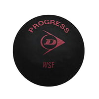 Dunlop Sports Progress Squash Labda - 3 db-os Csomag - Fekete/Piros Pontos - Kezdőknek és Haladóknak 2