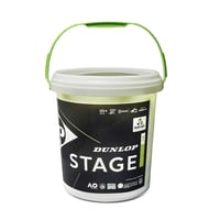 Dunlop Sports Stage 1 zöld teniszlabda készlet 60 darab egy méret unisex felnőtt játékosoknak 1