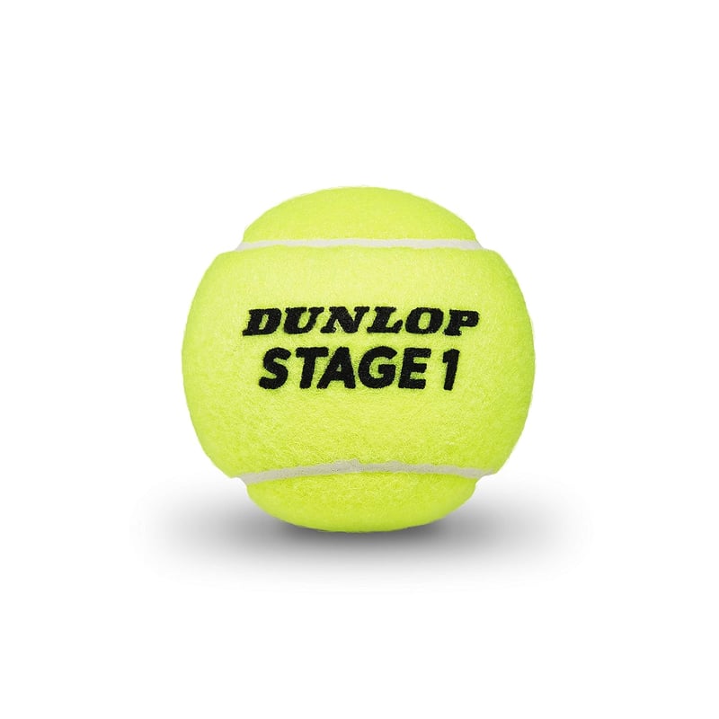 Dunlop Sports Stage 1 zöld teniszlabda készlet 60 darab egy méret unisex felnőtt játékosoknak