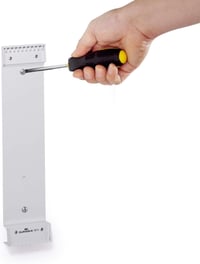 Durable 567410 falra szerelhető A4-es táblatartó, 10 panelhez, 73×322 mm - szürke 2