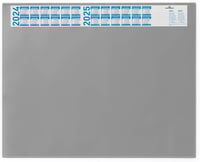 Písacia podložka Durable 7204 s priehľadným krytom a kalendárom – sivá – 65x52 cm 1