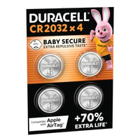 Baterie Litiu Duracell CR2032 3V - Pachet de 4 bucăți - Pentru brelocuri, cântare, dispozitive purtabile și aparate medicale 1