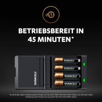 Rýchlonabíjačka batérií Duracell 45 minút pre AA a AAA nabíjacie batérie - čierna — Batérie nie sú súčasťou balenia (stav: pozri 2. obrázok) 4