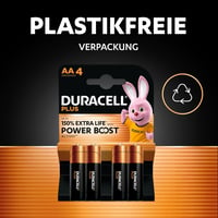 Alkalické batérie Duracell Plus AA LR6 1,5 V – balenie 24 ks, s technológiou POWER BOOST, pre herné ovládače a digitálne fotoaparáty 6