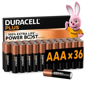 Duracell Plus AAA alkalne baterije 1,5V - pakiranje od 36 komada - Power Boost tehnologija - dugi vijek trajanja za kućnu i uredsku upotrebu