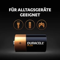 Alkalická batéria Duracell Plus C Baby LR14 - 4 ks, 1,5V 3