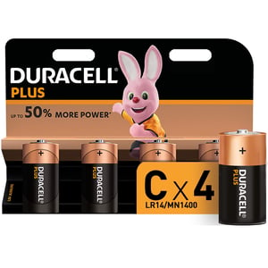 Duracell Plus C Baby LR14 alkalne baterije - 4 kom, 1,5V