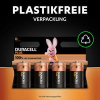 Duracell Plus D (LR20) alkáli elem 1,5V – 4 db 6