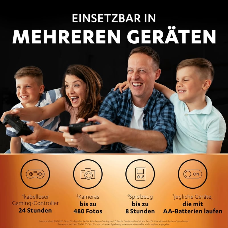Duracell Rechargeable AA 2500 mAh Mignon Akkumulátor, 8 db-os csomag