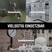 DURATECH 4 az 1-ben univerzális szekrénykulcs cink ötvözetből, vízóra és szelep nyitókulcs 2db 5