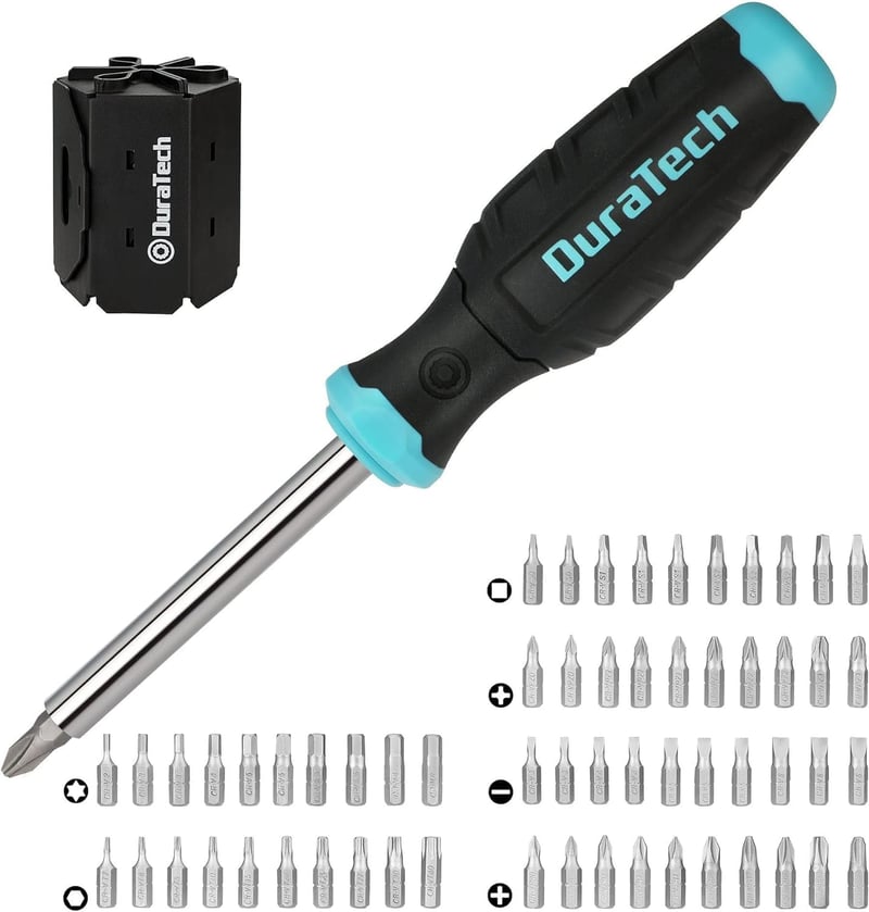 DURATECH 60 az 1-ben csavarhúzó készlet Cr-V bitekkel DIY és szereléshez