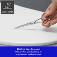 WC sedadlo Duravit D-Code s funkciou Soft-Close, duroplast, tvar D, plastové pánty, biela vysoký lesk 5