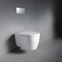 Capac WC Duravit ME by Starck din uree-duroplast, cu balamale din oțel inoxidabil, alb 2