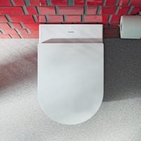 Capac WC Duravit ME by Starck din uree-duroplast, cu balamale din oțel inoxidabil, alb 3