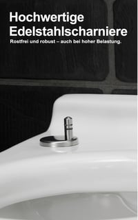 WC sedadlo Duravit Starck 3 s mechanizmom pozvoľného sklápania, biele, z materiálu urea-duroplast, so závesmi z nehrdzavejúcej ocele 3