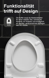 WC sedadlo Duravit Starck 3 s mechanizmom pozvoľného sklápania, biele, z materiálu urea-duroplast, so závesmi z nehrdzavejúcej ocele 5