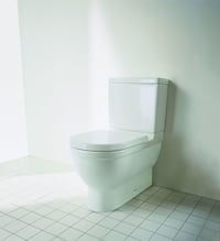 WC sedadlo Duravit Starck 3 s mechanizmom pozvoľného sklápania, biele, z materiálu urea-duroplast, so závesmi z nehrdzavejúcej ocele 2