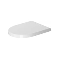 WC sedadlo Duravit Starck 3 s poklopom, pánty z ušľachtilej ocele, materiál Urea-Duroplast, biele 1