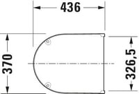 WC sedadlo Duravit Starck 3 s poklopom, pánty z ušľachtilej ocele, materiál Urea-Duroplast, biele 9