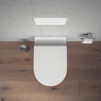 WC sedadlo Duravit Starck 3 s poklopom, pánty z ušľachtilej ocele, materiál Urea-Duroplast, biele 7