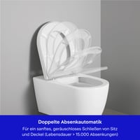 WC sedadlo Duravit Univavo v tvare D s dvojitým pomalým sklápaním, upevnením Quick Release, pántmi z nehrdzavejúcej ocele, Urea-Duroplast, biele 4