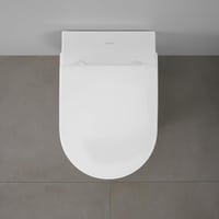 WC sedadlo Duravit Univavo v tvare D s dvojitým pomalým sklápaním, upevnením Quick Release, pántmi z nehrdzavejúcej ocele, Urea-Duroplast, biele 7