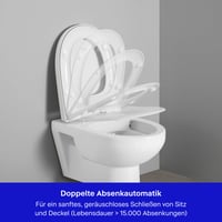 WC sedadlo Duravit Univavo v tvare D s dvojitým pomalým zatváraním, upevnením Quick Release, pántmi z nehrdzavejúcej ocele, Urea-Duroplast, biele 4