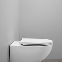 Colac WC Duravit Univavo oval, cu mecanism de închidere lentă dublă, sistem de fixare Quick Release, balamale din oțel inoxidabil, alb, uree-duroplast 7