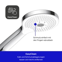 Duravit tuš set s termostatom, 3 vrste mlaza (Rain, Pulse, Mono), nagibna nadglavna tuš ruža, jednostavno čišćenje, krom/bijela 4