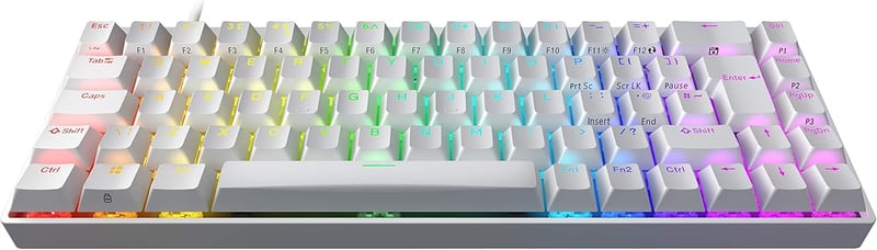 Durgod Hades 69 Mechanikus Gaming Billentyűzet ISO UK Alumínium RGB