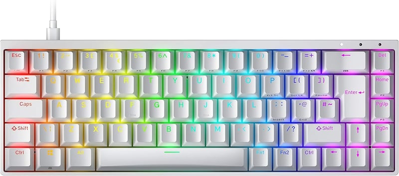 Durgod Hades 69 Mechanikus Gaming Billentyűzet ISO UK Alumínium RGB