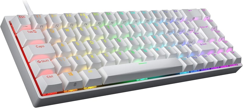 Durgod Hades 69 Mechanikus Gaming Billentyűzet ISO UK Alumínium RGB