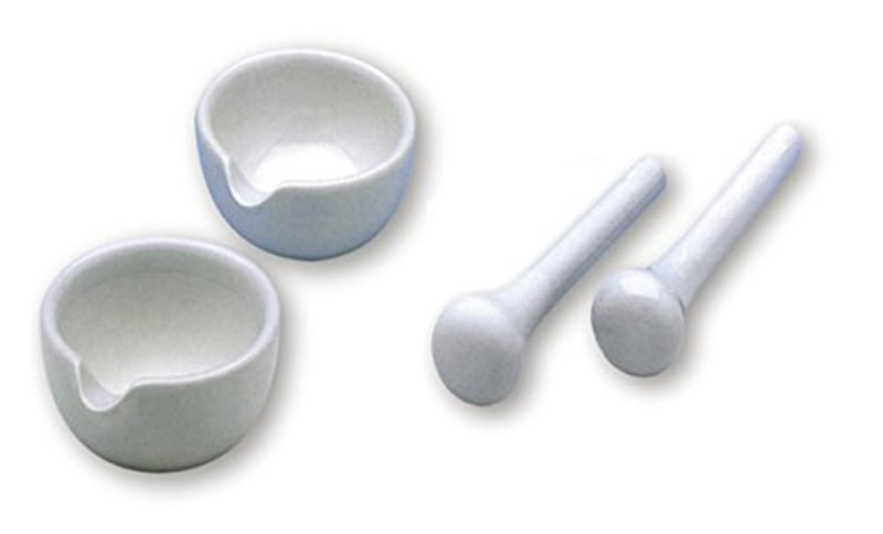 DUTSCHER Porcelán Mozsártörő 70-91 mm Átmérőhöz Laboratóriumi Felszerelés