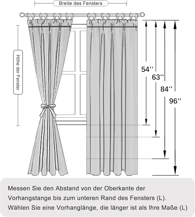 DWCN Sötétítő Függöny Szürke 137x117cm Hőszigeteléssel 2db