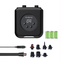 Elektrická SUP pumpa dwndpump HOBO PRO, 20 PSI, 4000 mAh akumulátor a 12V autokonektor, dvojstupňová bezdrôtová pumpa na paddleboard 1